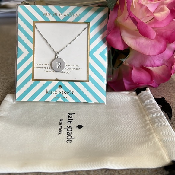 kate spade Jewelry - Kate Spade ♠️ New York One in a Million “R” initial pendant NWT